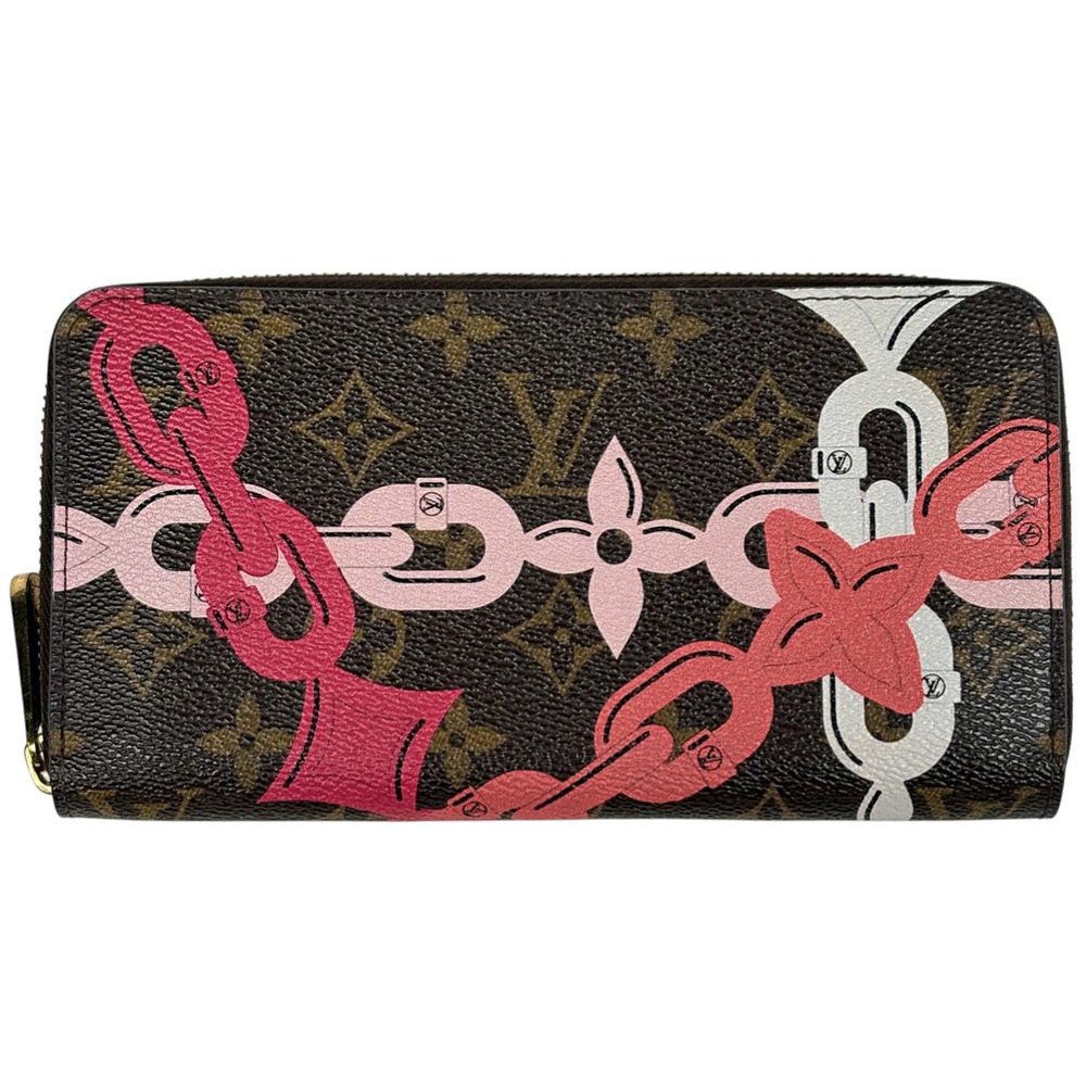 Louis Vuitton Zippy Wallet Round Zipper Chain Monogram Bay Long Brown